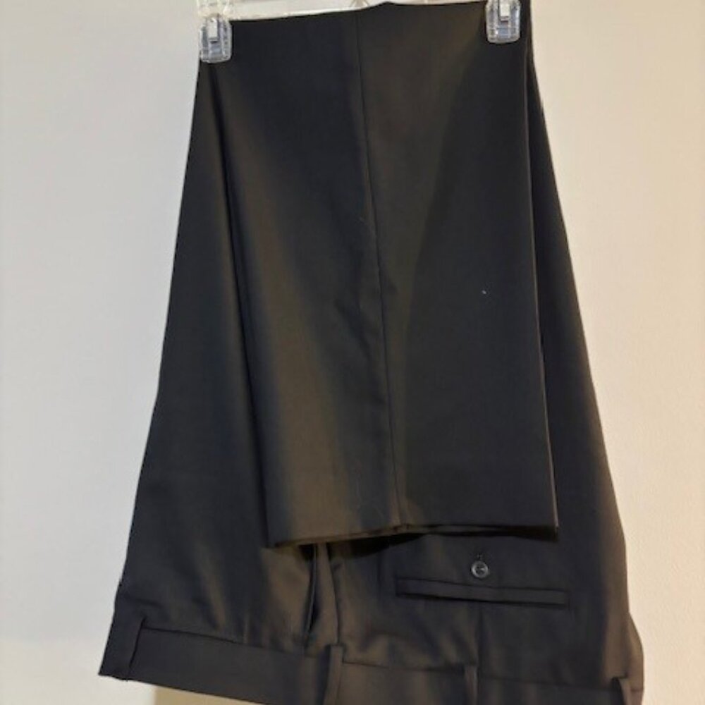 Men's Croft & Barrow Black Trousers 42 x 30 - VGUC